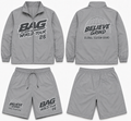 LightGrey X DarkGrey Windbreaker Set