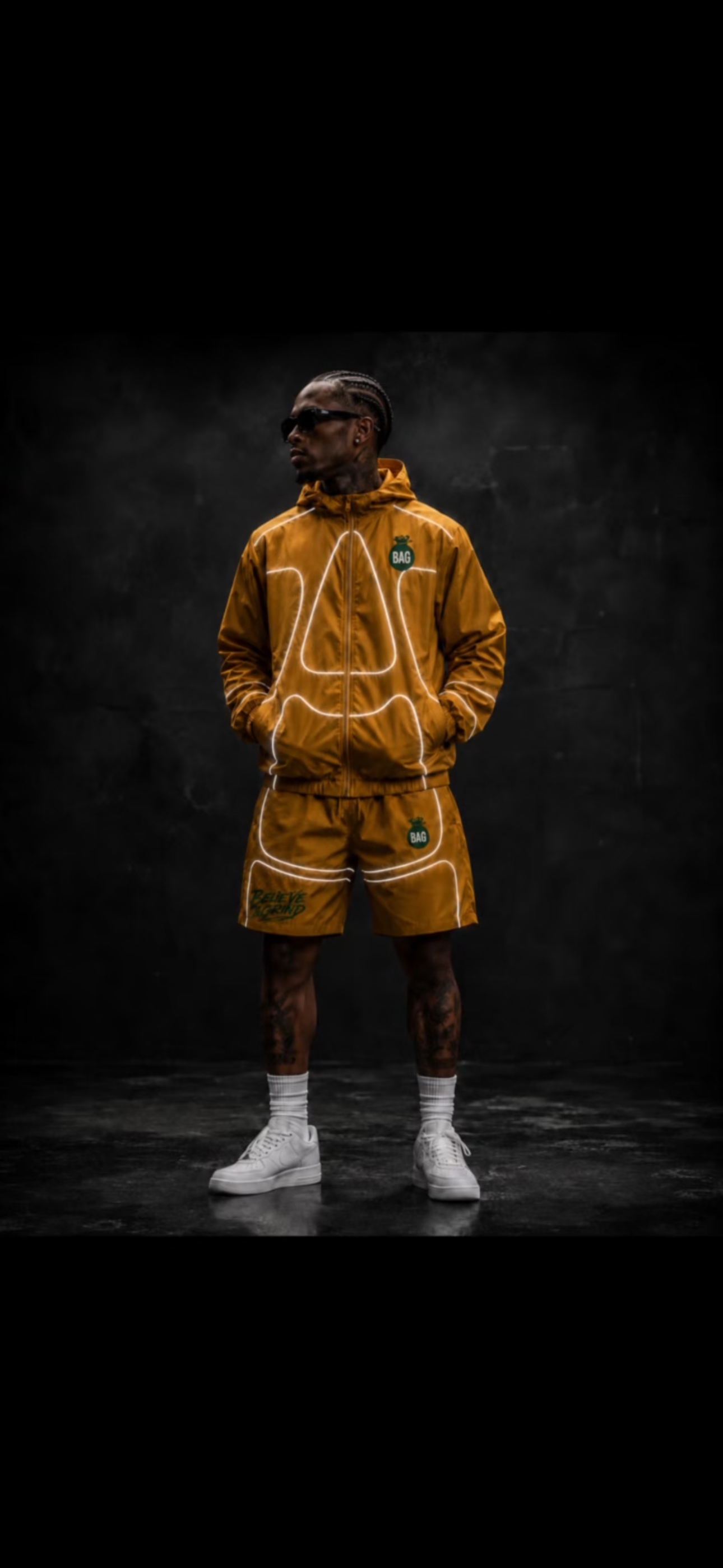 Yellow/White & Green.