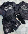 Black X White Windbreaker Set