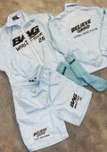 Unc Blue X White Windbreaker Set