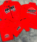 Red/White X Black Windbreaker Set